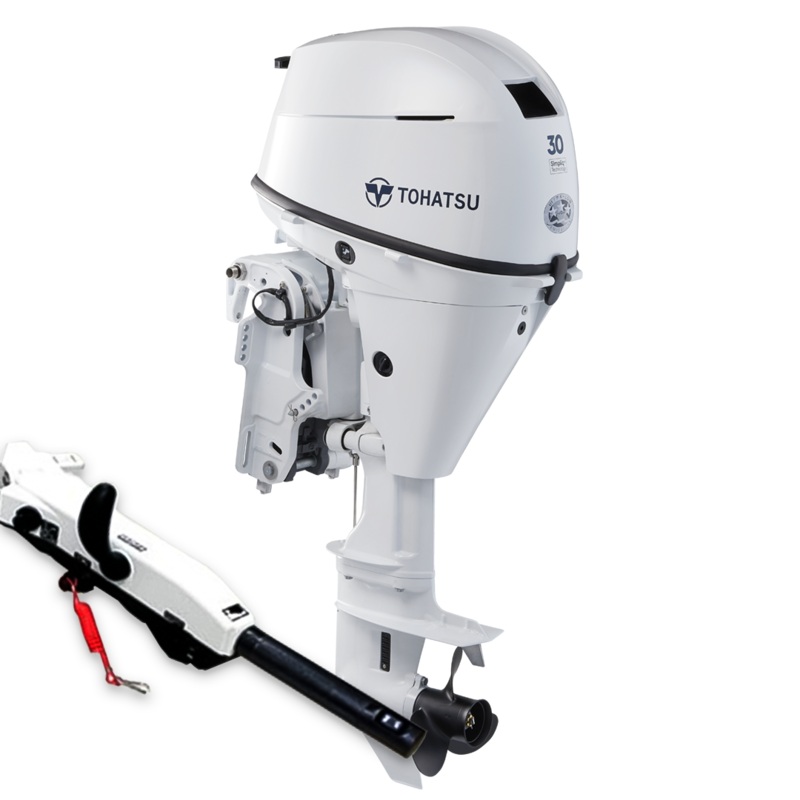 2025 Tohatsu 30 HP MFS30DWETS w/ Multi Function Tiller Handle Bundle