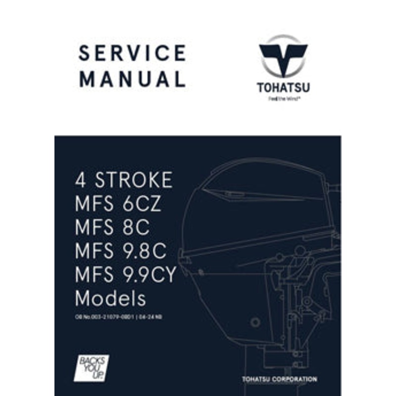 SERVICE MANUAL – TOHATSU- 8/9.8C EFI 4STR; 003-21079-0